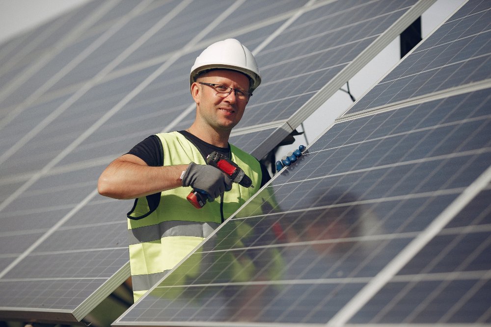 solar panel installation