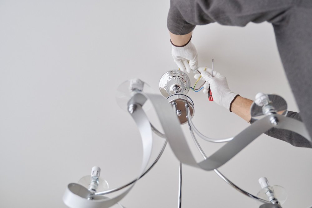 Chandelier Installation